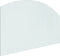 vidaXL - Glasplaat - openhaard - 100x60 - cm