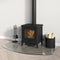 vidaXL - Glasplaat - openhaard - 100x60 - cm