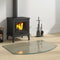 vidaXL - Glasplaat - openhaard - 100x60 - cm
