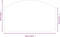 vidaXL - Glasplaat - openhaard - 100x60 - cm