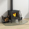 vidaXL - Glasplaat - openhaard - 100x60 - cm