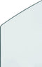 vidaXL - Glasplaat - openhaard - 100x60 - cm