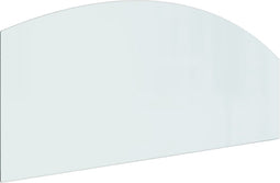 vidaXL - Glasplaat - openhaard - 120x50 - cm