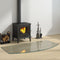 vidaXL - Glasplaat - openhaard - 120x50 - cm