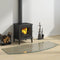 vidaXL - Glasplaat - openhaard - 120x50 - cm