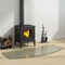 vidaXL - Glasplaat - openhaard - 120x50 - cm