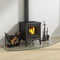vidaXL - Glasplaat - openhaard - 120x50 - cm