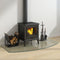 vidaXL - Glasplaat - openhaard - 120x60 - cm