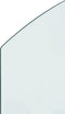 vidaXL - Glasplaat - openhaard - 80x50 - cm