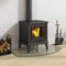 vidaXL - Glasplaat - openhaard - 80x50 - cm