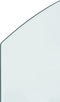 vidaXL - Glasplaat - openhaard - 80x60 - cm