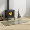vidaXL - Glasplaat - openhaard - rechthoekig - 100x50 - cm