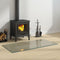 vidaXL - Glasplaat - openhaard - rechthoekig - 100x50 - cm