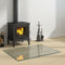vidaXL - Glasplaat - openhaard - rechthoekig - 120x50 - cm