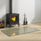 vidaXL - Glasplaat - openhaard - rechthoekig - 120x50 - cm