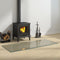 vidaXL - Glasplaat - openhaard - rechthoekig - 120x50 - cm