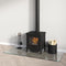 vidaXL - Glasplaat - openhaard - rechthoekig - 120x50 - cm