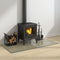 vidaXL - Glasplaat - openhaard - rechthoekig - 120x60 - cm