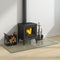 vidaXL - Glasplaat - openhaard - rechthoekig - 120x60 - cm