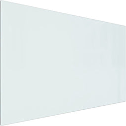 vidaXL - Glasplaat - openhaard - rechthoekig - 80x50 - cm