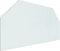 vidaXL - Glasplaat - openhaard - zeshoekig - 100x50 - cm