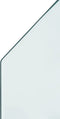 vidaXL - Glasplaat - openhaard - zeshoekig - 100x50 - cm