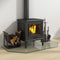 vidaXL - Glasplaat - openhaard - zeshoekig - 100x50 - cm