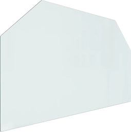 vidaXL - Glasplaat - openhaard - zeshoekig - 100x60 - cm
