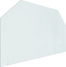 vidaXL - Glasplaat - openhaard - zeshoekig - 100x60 - cm