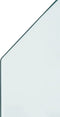 vidaXL - Glasplaat - openhaard - zeshoekig - 100x60 - cm