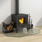 vidaXL - Glasplaat - openhaard - zeshoekig - 100x60 - cm