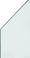 vidaXL - Glasplaat - openhaard - zeshoekig - 100x60 - cm