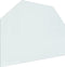 vidaXL - Glasplaat - openhaard - zeshoekig - 120x50 - cm