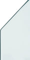 vidaXL - Glasplaat - openhaard - zeshoekig - 120x50 - cm
