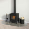 vidaXL - Glasplaat - openhaard - zeshoekig - 120x50 - cm