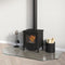 vidaXL - Glasplaat - openhaard - zeshoekig - 120x60 - cm