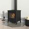 vidaXL - Glasplaat - openhaard - zeshoekig - 80x50 - cm