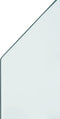 vidaXL - Glasplaat - openhaard - zeshoekig - 80x50 - cm