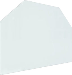 vidaXL - Glasplaat - openhaard - zeshoekig - 80x60 - cm