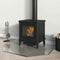 vidaXL - Glasplaat - openhaard - zeshoekig - 80x60 - cm