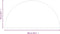 vidaXL - Glasplaat - voor - open - haard - halfrond - 1000x500 - mm