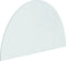 vidaXL - Glasplaat - voor - open - haard - halfrond - 1000x600 - mm