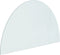 vidaXL - Glasplaat - voor - open - haard - halfrond - 1000x600 - mm