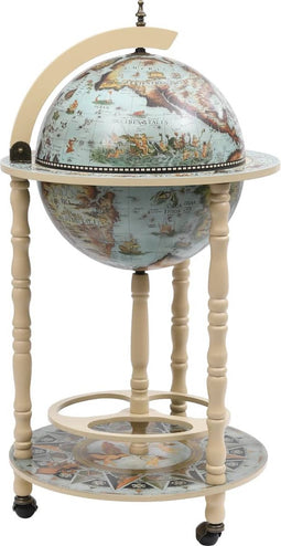 vidaXL - Globebar - eucalyptushout - blauw