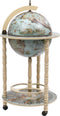 vidaXL - Globebar - eucalyptushout - blauw