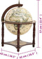 vidaXL - Globebar - massief - eucalyptushout - bruin