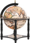 vidaXL - Globebar - massief - eucalyptushout - zwart