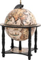 vidaXL - Globebar - massief - eucalyptushout - zwart