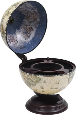 vidaXL - Globebar - tafelmodel - eucalyptushout - groen