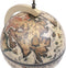 vidaXL - Globebar - tafelmodel - eucalyptushout - wit